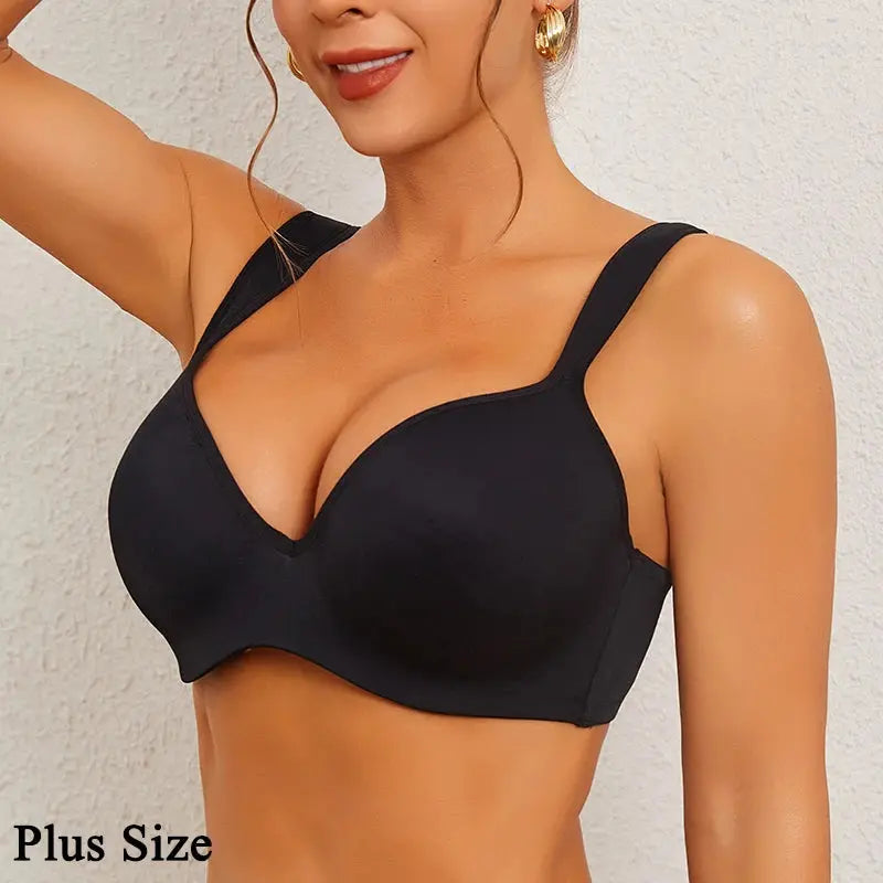 Soutien-gorge à armatures sans coutures bretelles larges