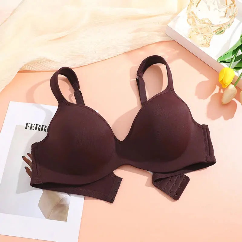 Soutien-gorge à armatures sans coutures bretelles larges