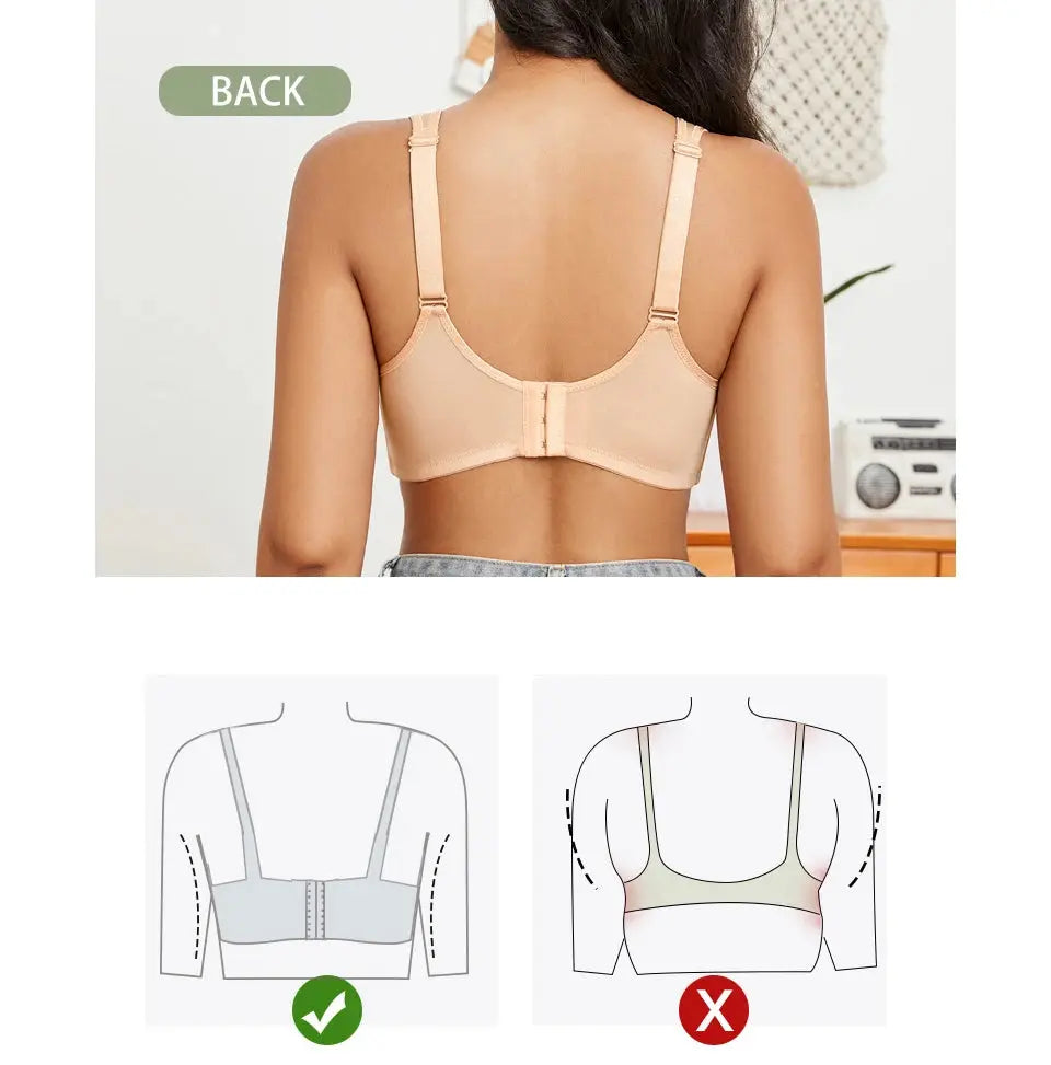 Soutien-gorge grande taille minimiseur pour femmes