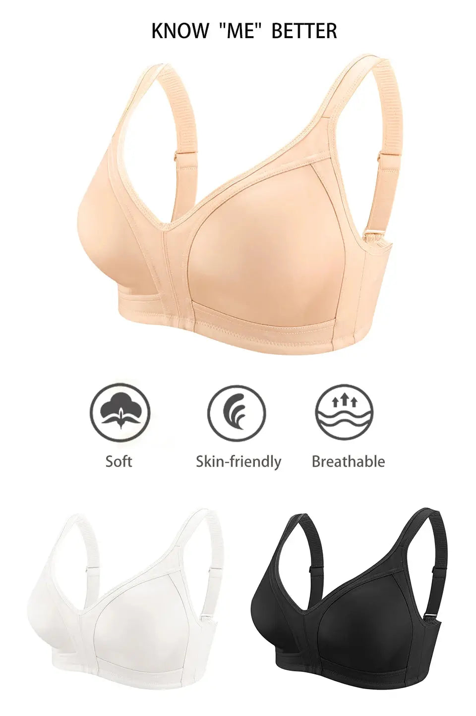Soutien-gorge grande taille minimiseur pour femmes