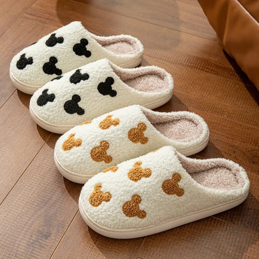 Pantoufle confortable en lin quatre saisons