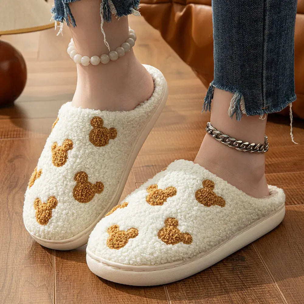 Pantoufle confortable en lin quatre saisons