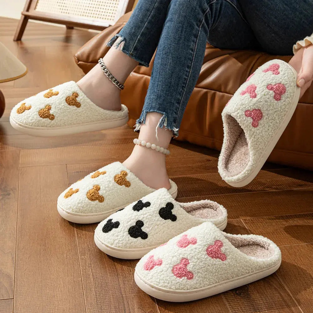 Pantoufle confortable en lin quatre saisons