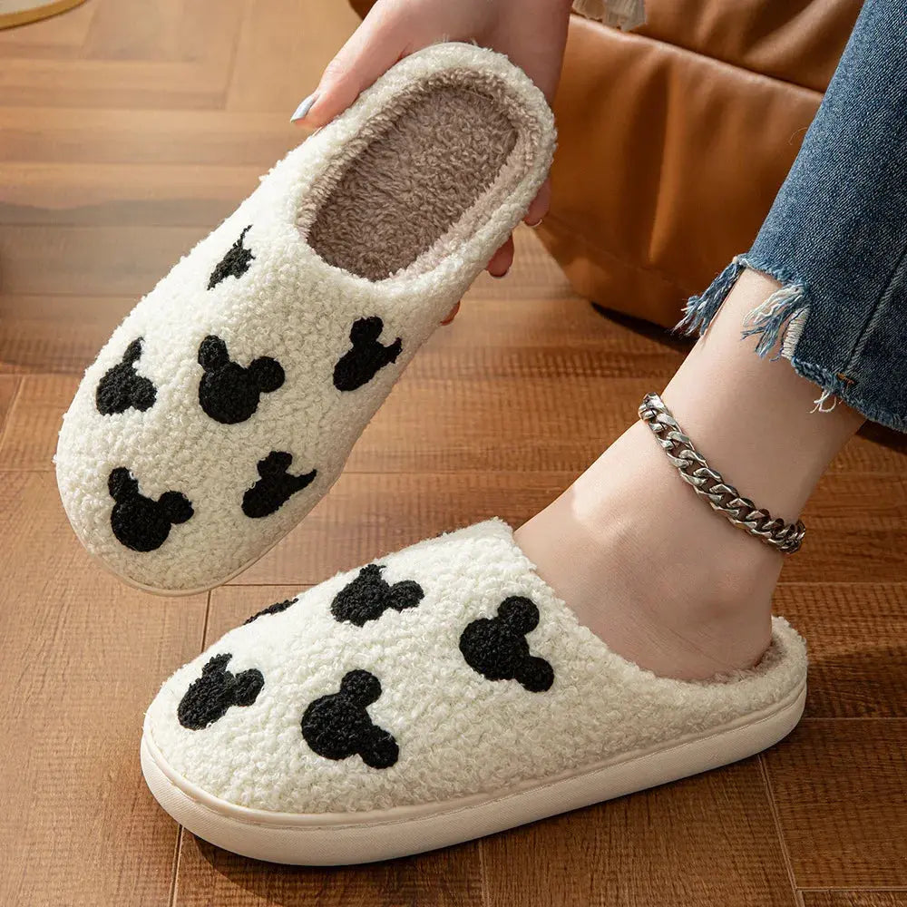 Pantoufle confortable en lin quatre saisons
