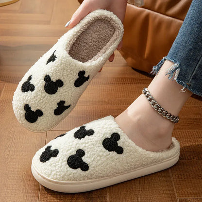 Pantoufle confortable en lin quatre saisons