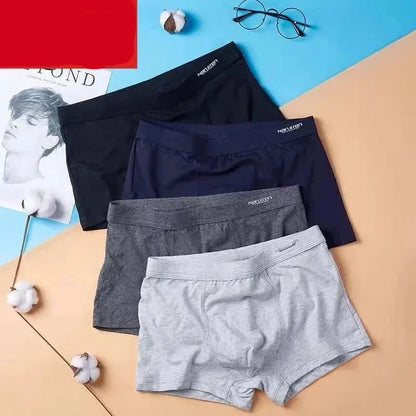  Boxer Grande taille pour homme caleçon solide Shorts coton Sexy L-6xl