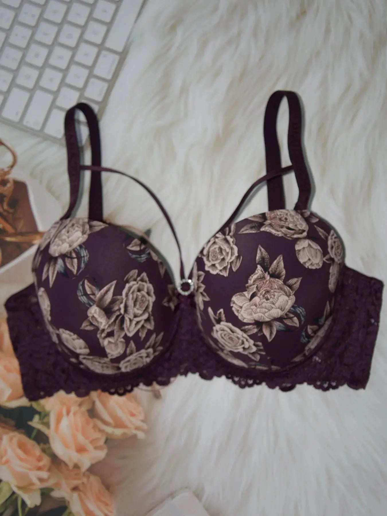 Soutien-gorge Gros seins mince bonnet D respirant anti-affaissement