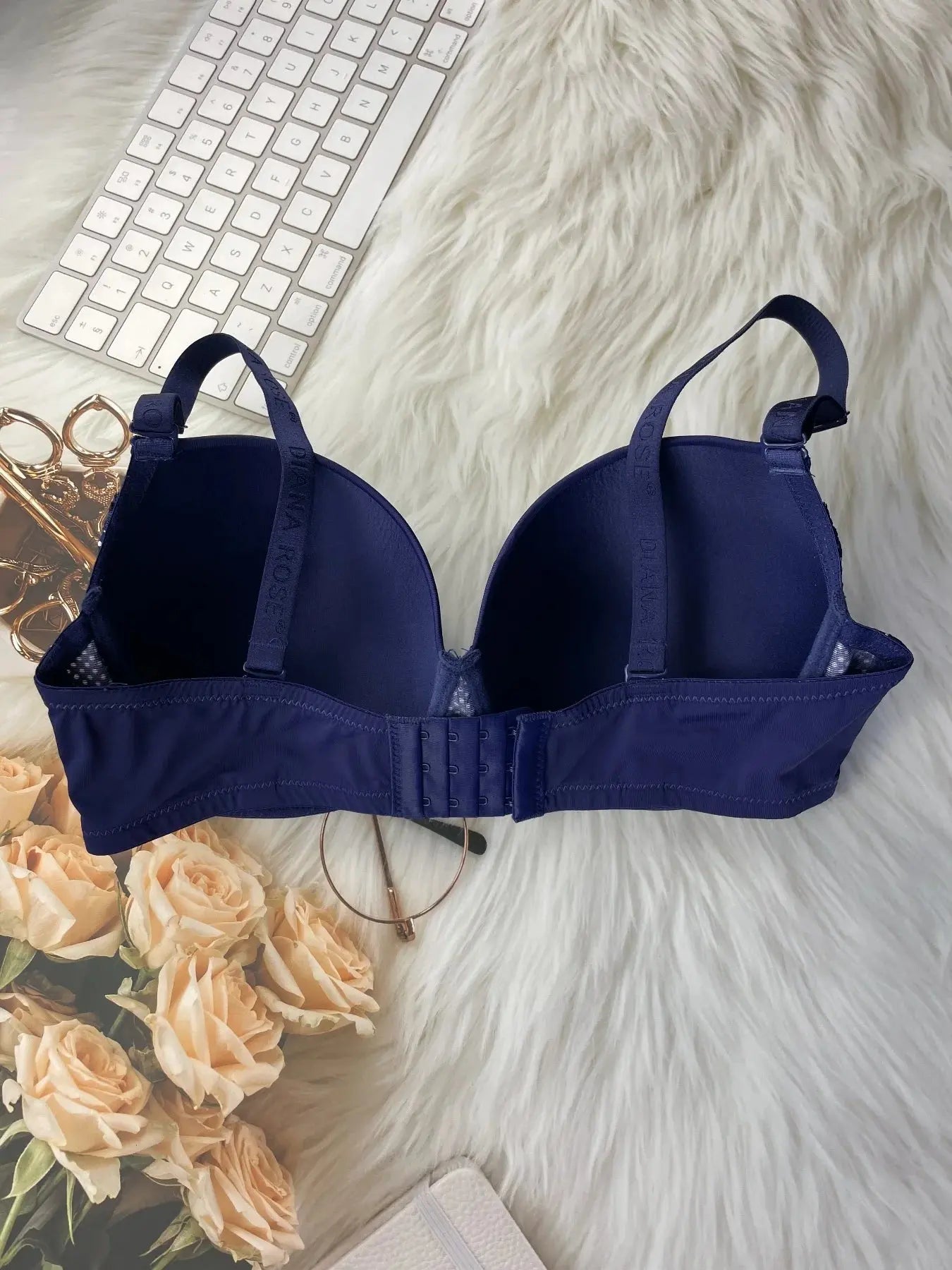 Soutien-gorge Gros seins sous-vêtements fins, respirants, froncés