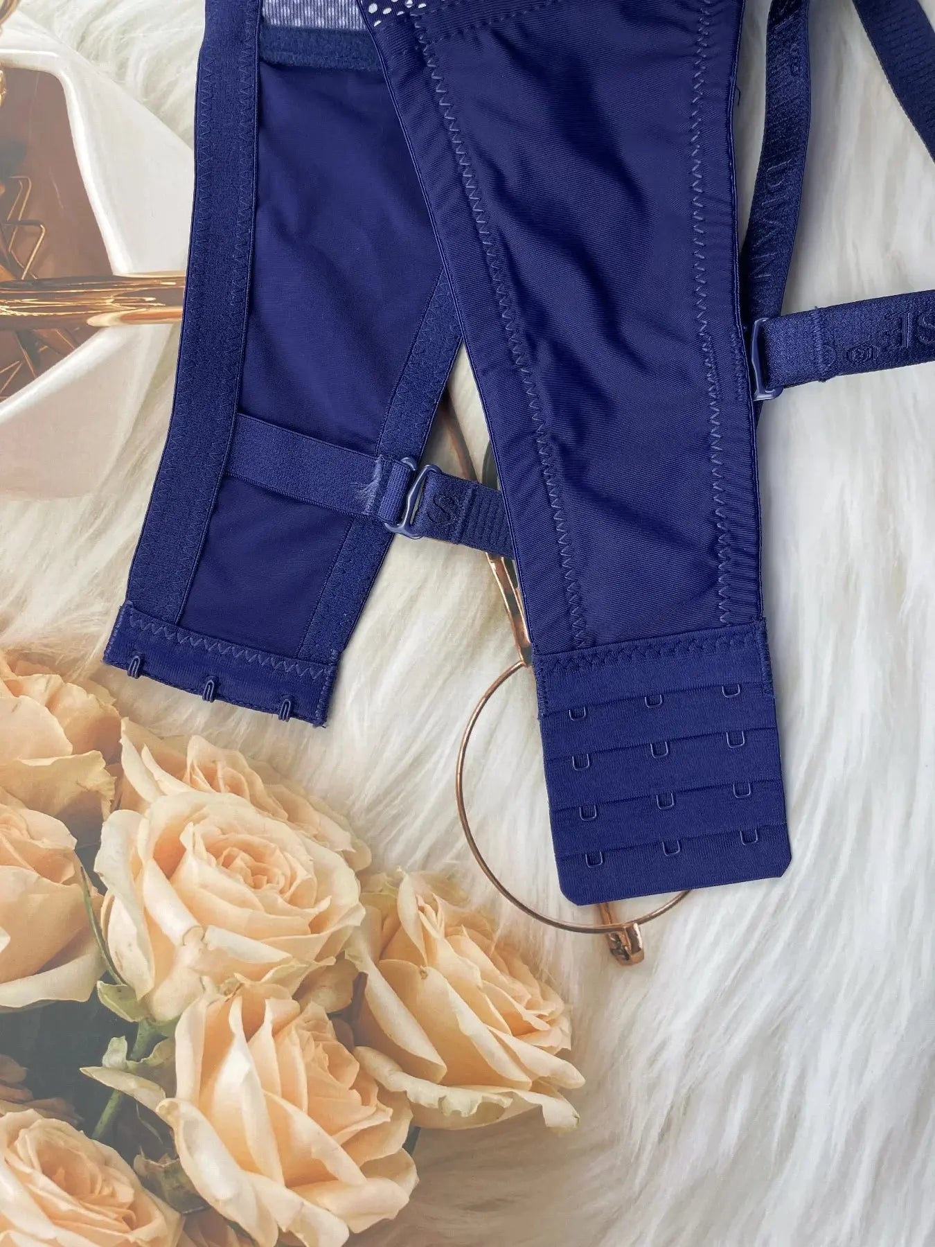 Soutien-gorge Gros seins sous-vêtements fins, respirants, froncés