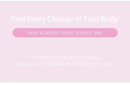 Soutien-gorge sans armature avec ouverture avant amovible