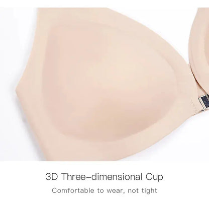 Soutien-gorge sans armature avec ouverture avant amovible