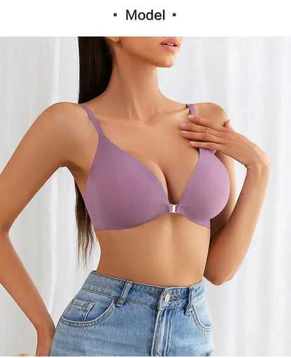 Soutien-gorge sans armature avec ouverture avant amovible