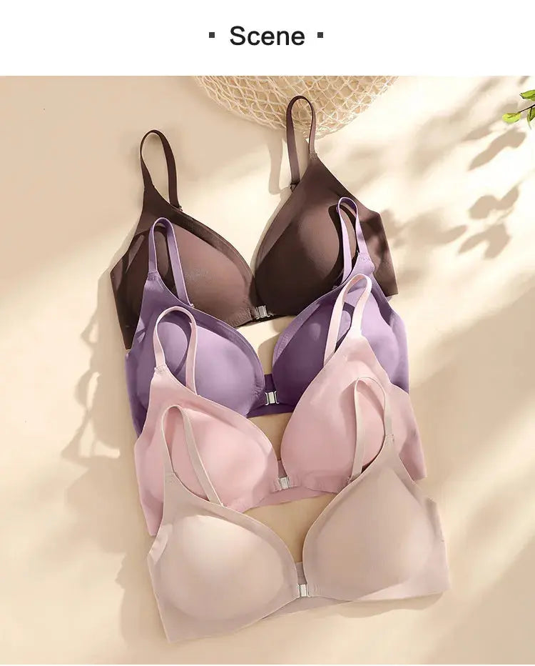 Soutien-gorge sans armature avec ouverture avant amovible