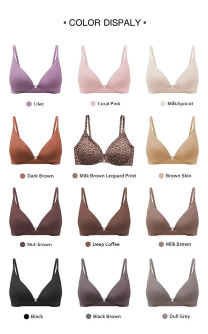 Soutien-gorge sans armature avec ouverture avant amovible