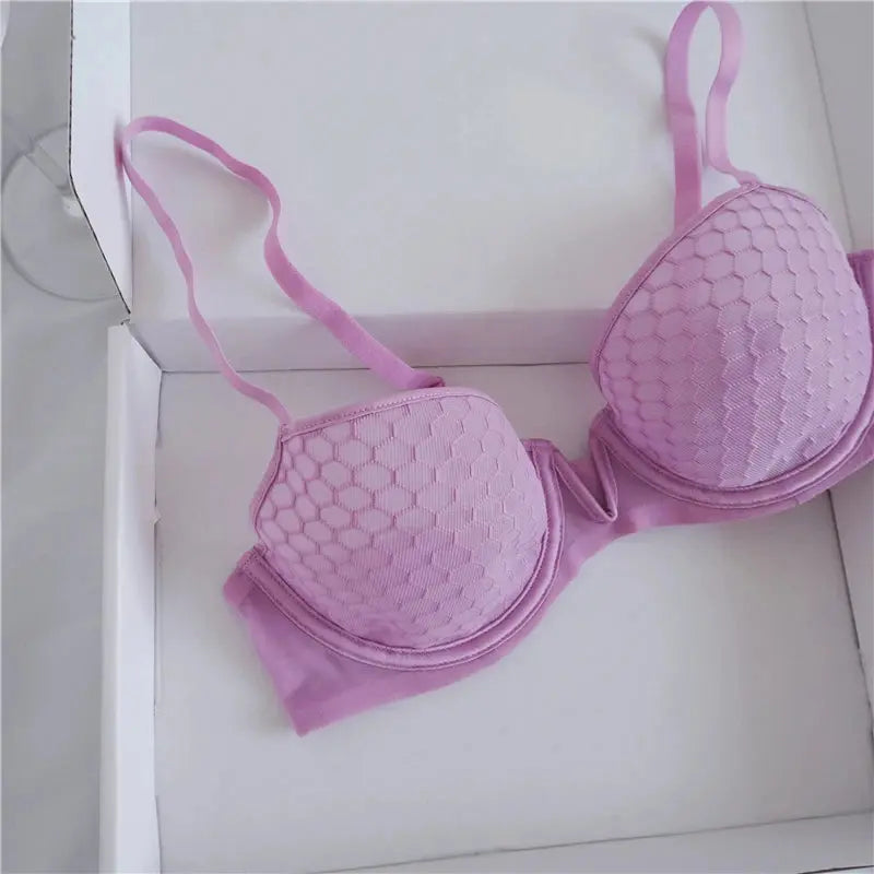 Ensemble Lingerie en dentelle tranaparente Push up