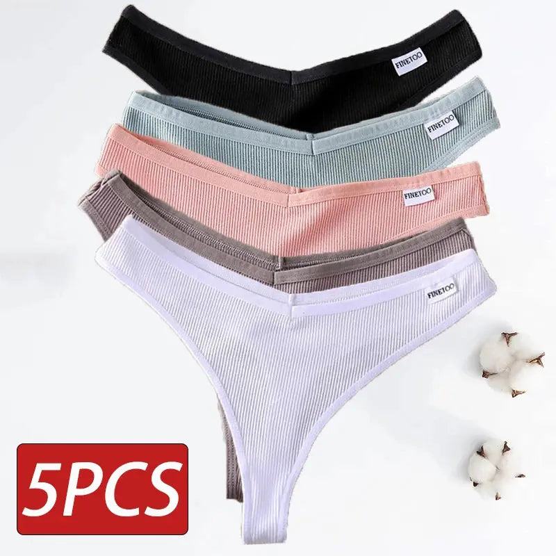 Lot de  05 pièces sting en coton sans couture respirant M-XL Boutique Lingeries et Accessoires Annie