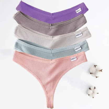 Lot de  05 pièces sting en coton sans couture respirant M-XL Boutique Lingeries et Accessoires Annie