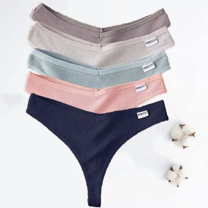 Lot de  05 pièces sting en coton sans couture respirant M-XL Boutique Lingeries et Accessoires Annie