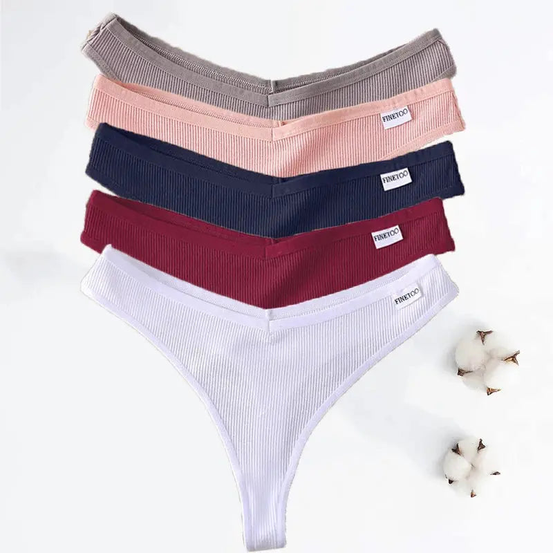 Lot de  05 pièces sting en coton sans couture respirant M-XL Boutique Lingeries et Accessoires Annie