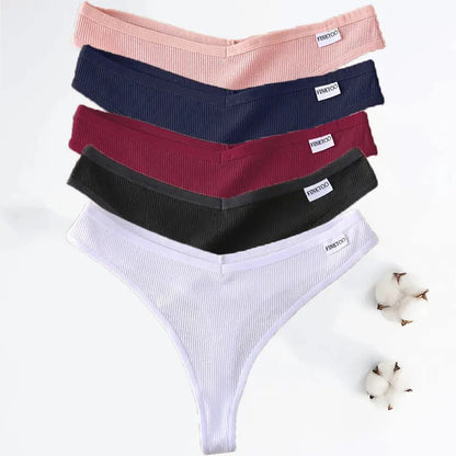 Lot de  05 pièces sting en coton sans couture respirant M-XL Boutique Lingeries et Accessoires Annie
