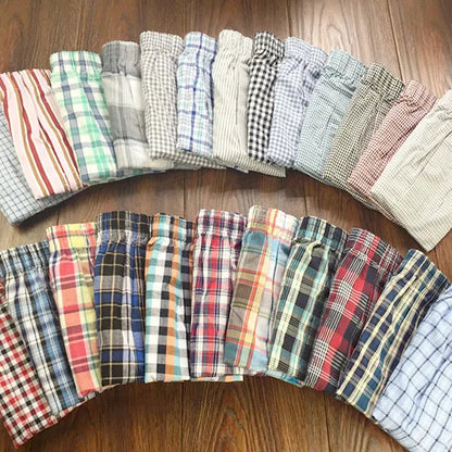 Lot de 3 a 10 pieces boxers coton homme -Boxer en carreau