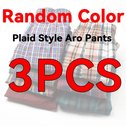 Lot de 3 a 10 pieces boxers coton homme -Boxer en carreau
