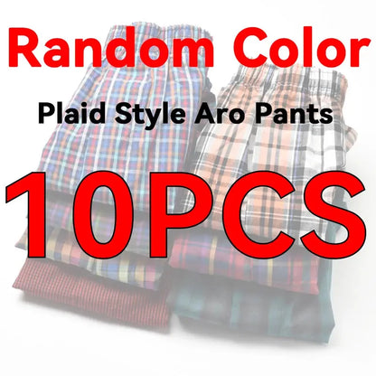 Lot de 3 a 10 pieces boxers coton homme -Boxer en carreau