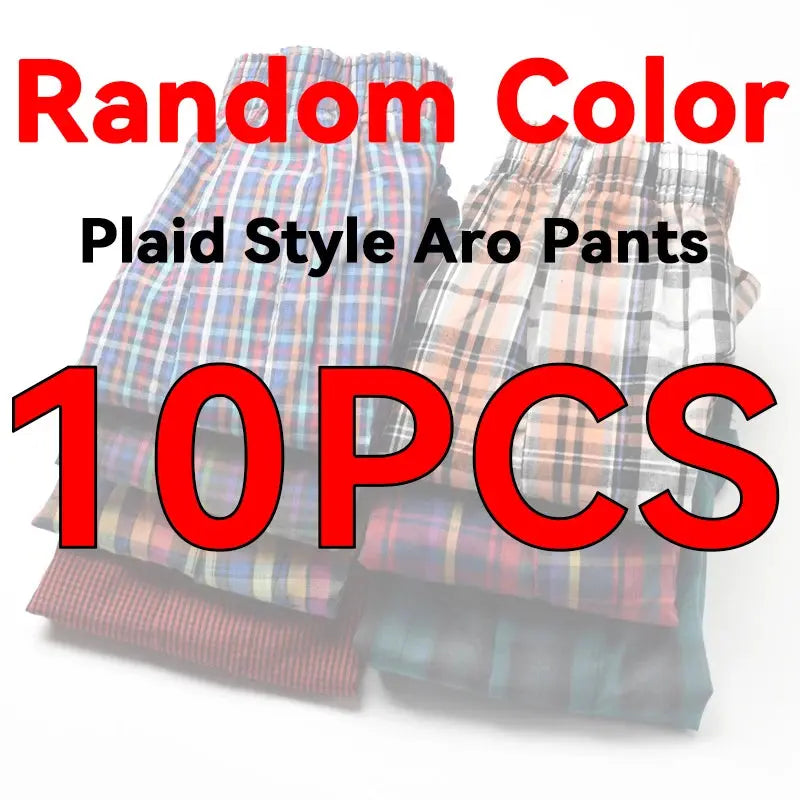 Lot de 3 a 10 pieces boxers coton homme -Boxer en carreau