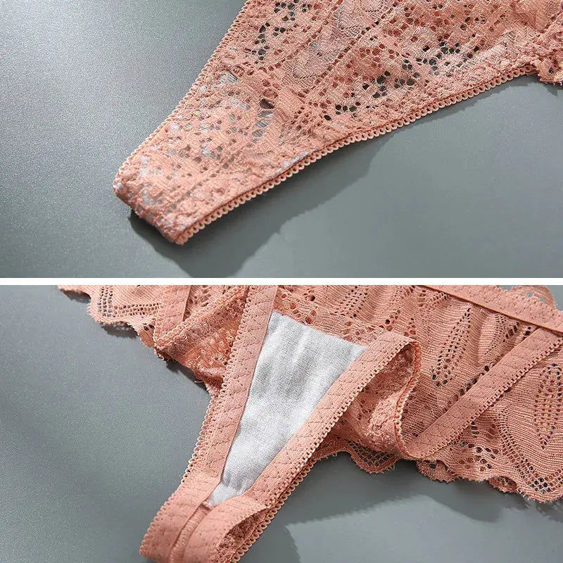Lot de  3 pièces S-4XL Sexy dentelle culottes 