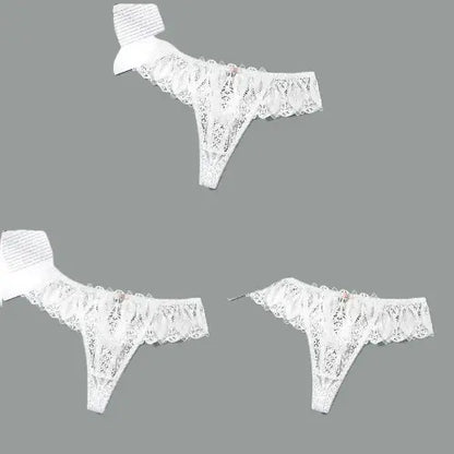 Lot de 3 pièces S-4XL String Sexy dentelle, culottes pour femme Boutique de Lingeries et Accessoires Annie