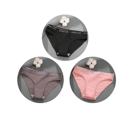 Lot de 3 pieces calecons- culotte en cotons Boutique de Lingeries et Accessoires Annie