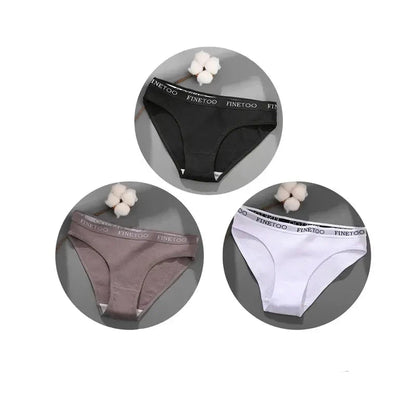 Lot de 3 pieces calecons- culotte en cotons Boutique de Lingeries et Accessoires Annie