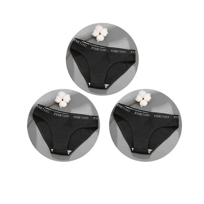 Lot de 3 pieces calecons- culotte en cotons Boutique de Lingeries et Accessoires Annie