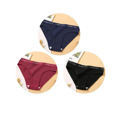 Lot de 3 pieces calecons- culotte en cotons Boutique de Lingeries et Accessoires Annie