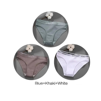 Lot de 3 pieces calecons- culotte en cotons Boutique de Lingeries et Accessoires Annie