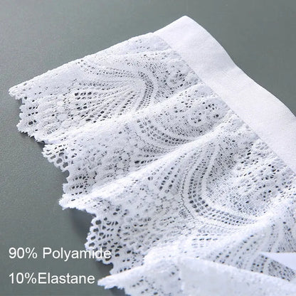 Lot de 3 pièces slips en dentelle-culotte grande taille pour femme