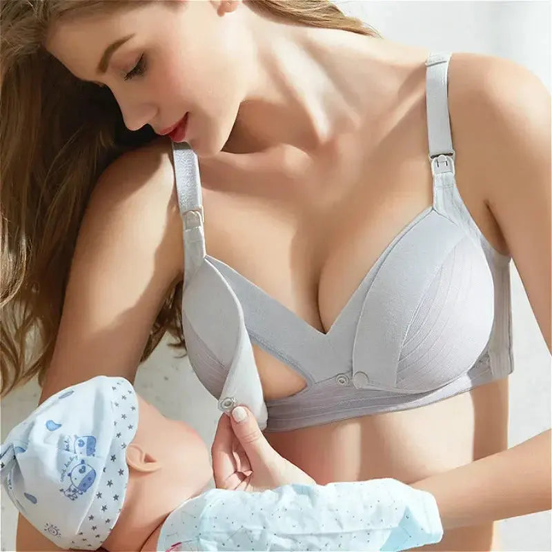 Soutien gorge d'allaitement de maternité en coton pour femmes