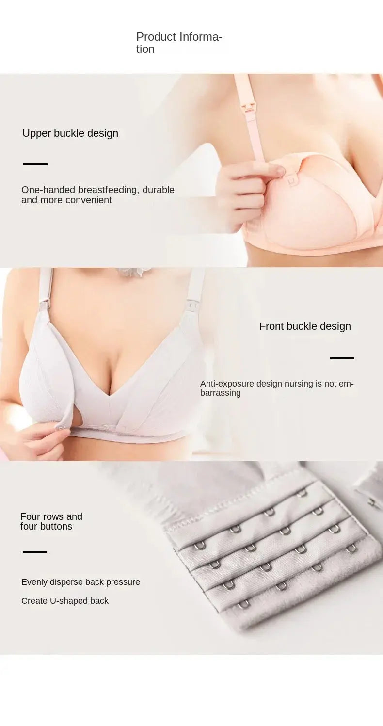 Soutien gorge d'allaitement de maternité en coton pour femmes
