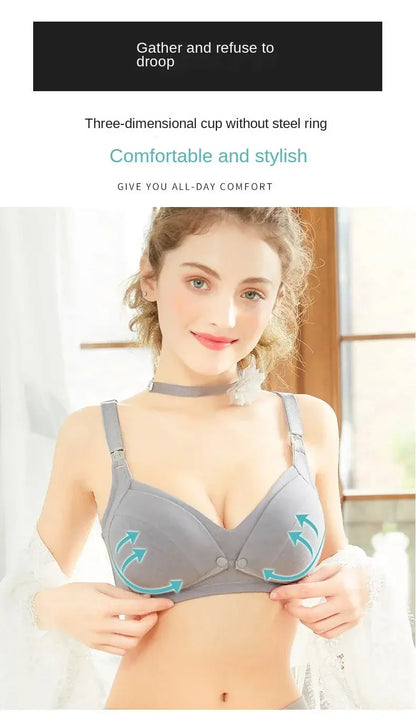 Soutien gorge d'allaitement de maternité en coton pour femmes