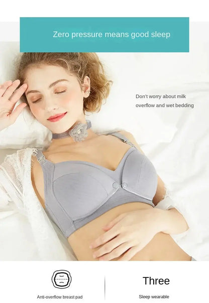 Soutien gorge d'allaitement de maternité en coton pour femmes
