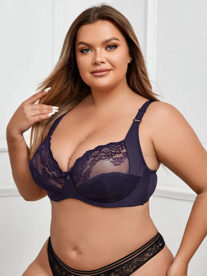 soutiens-gorge grande taille en dentelle super fin et sexy