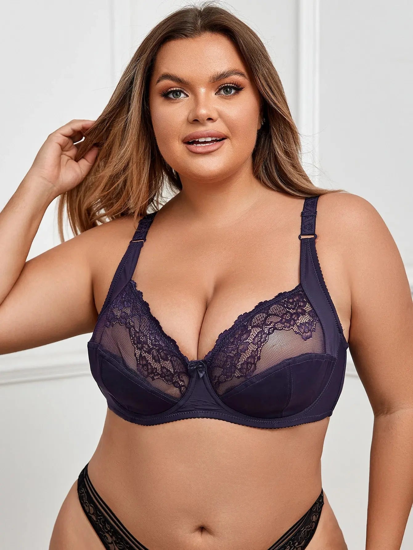 soutiens-gorge grande taille en dentelle super fin et sexy