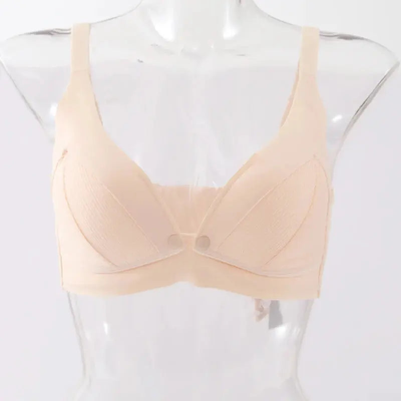 Soutien gorge d'allaitement ultra-mince froncé