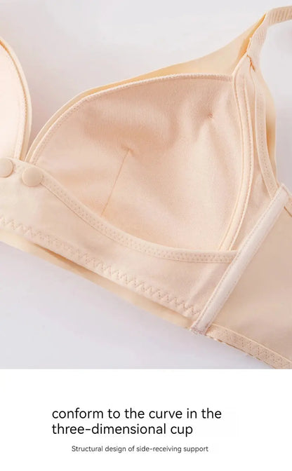 Soutien gorge d'allaitement ultra-mince froncé