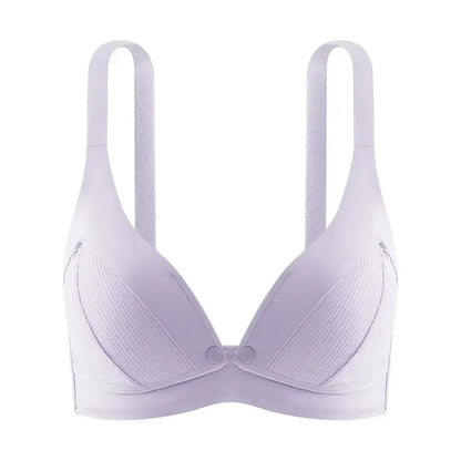 Soutien gorge d'allaitement ultra-mince froncé