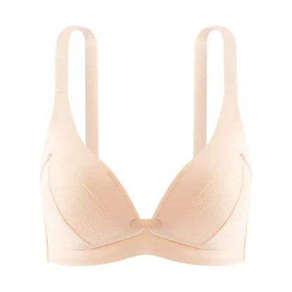Soutien gorge d'allaitement ultra-mince froncé
