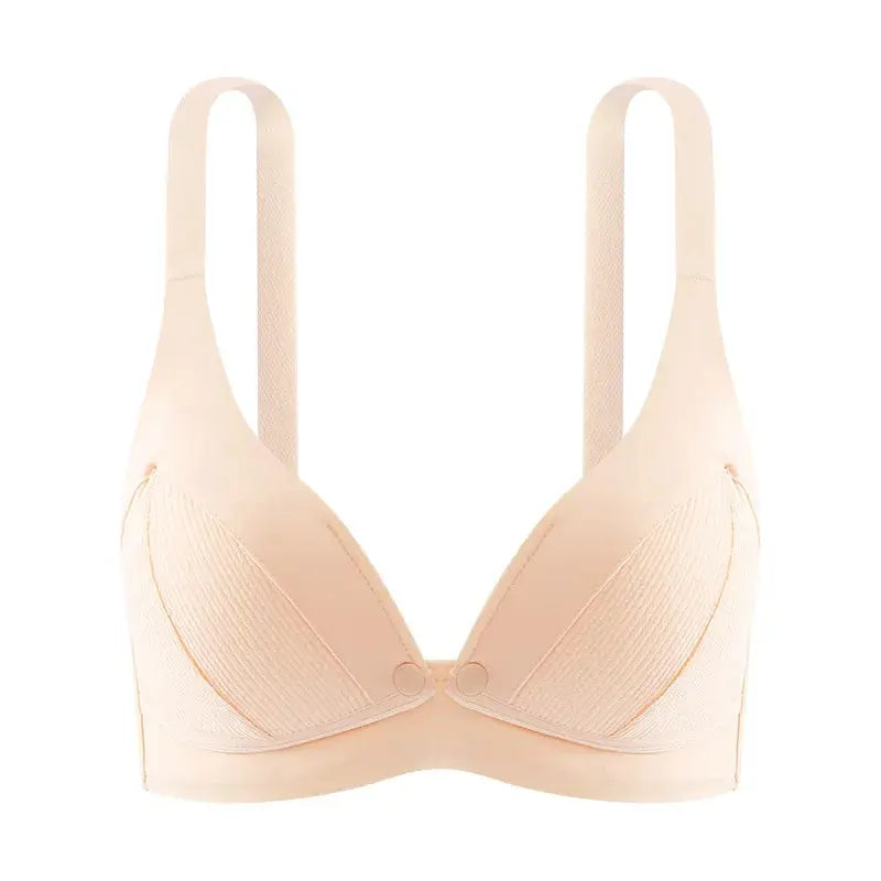 Soutien gorge d'allaitement ultra-mince froncé
