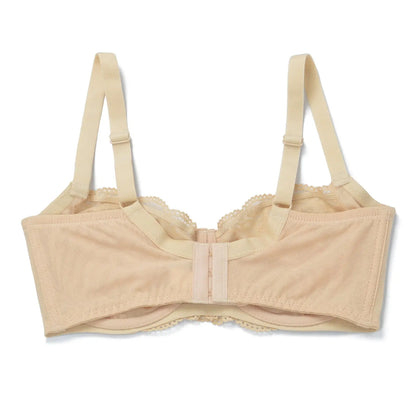 Soutien-gorge sexy à armature non rembourrée dentelle minimiseur
