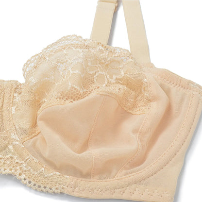 Soutien-gorge sexy à armature non rembourrée dentelle minimiseur