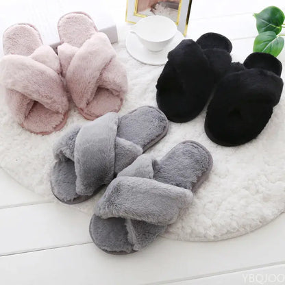 Pantoufles en fourrure pour femmes, nouveau Design d'hiver Boutique de Lingeries et Accessoires Annie